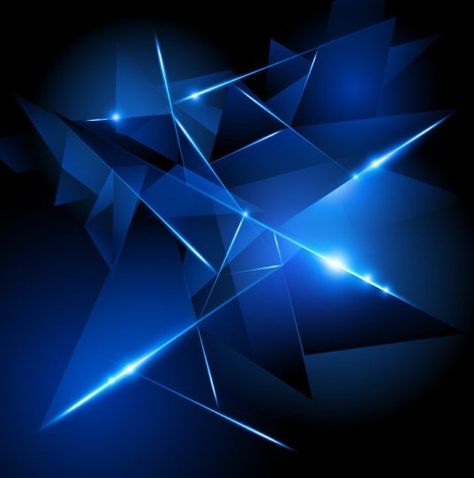 Dark Blue HI-TECH Abstract Background Vector 02 Black And Blue Background, Geometric Abstract Wallpaper, Bg Design, Triangle Background, Tech Background, Light Blue Aesthetic, Blue Background Images, Dark Blue Background, Graphic Design Resources