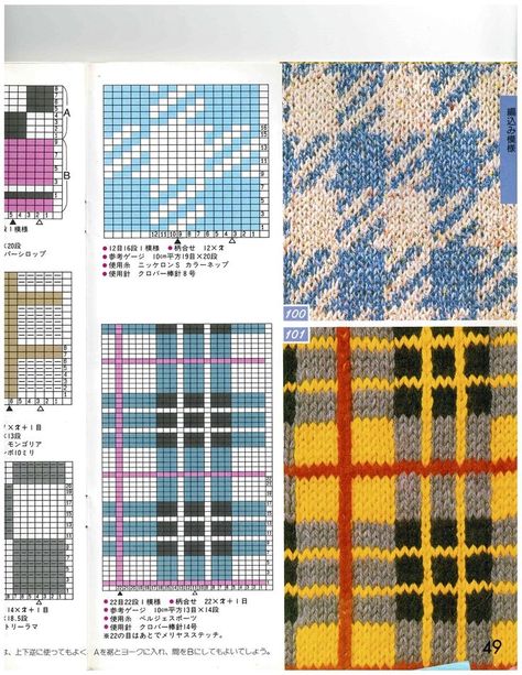 Crochet Checker Board, Check Knitting Pattern, Knitting Checker Pattern, Plaid Pixel Art, Italian Crochet Patterns, Colorwork Charts Knitting, Tartan Knitting Pattern, Intarsia Knitting Charts Free, Knitting Motifs Charts