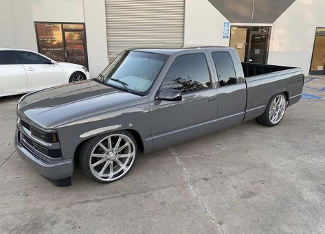 Chevy Obs Extended Cab, Obs Extended Cab Chevy, Obs Silverado, Chevy Obs, Trucks Lowered, Chevy Trucks Lowered, Obs Chevy, Slammed Trucks, Obs Truck