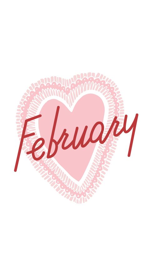 Hello February Wallpaper Iphone, Valentines Shopping Quotes, February Widget, February Wallpaper Aesthetic, February Word, Months Wallpaper, February Wallpapers, February Vibes, January Lettering