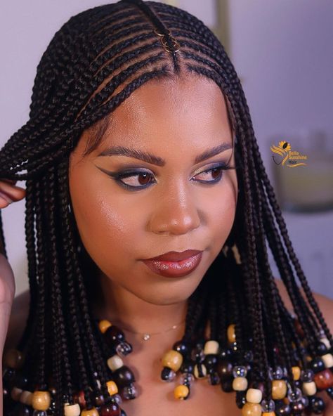 Hair Down Styles, Bridesmaid Hair Inspo, Short Hair Twist Styles, Hairstyles Box Braids, Short Curly Hairstyles, Braided Cornrow Hairstyles, Cute Box Braids Hairstyles, Quick Braided Hairstyles, Hairstyles Braided