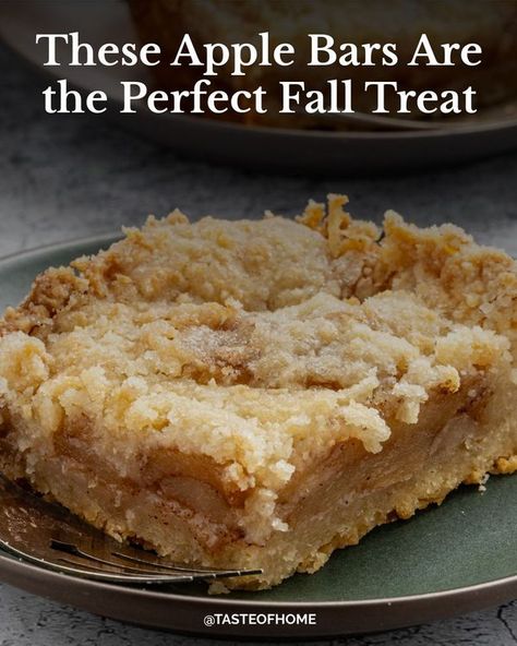 Taste of Home Apple Picking Season, Apple Bars, Fall Treats, Apple Picking, Taste Of Home, Calorie Counting, Sweet Savory, Apple Recipes, Home Recipes