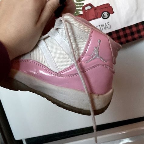 PINK Air Jordan 11’s . Preloved (already worn ) Jordan Rosa, Pink Air Jordan, Pink Jordan 11, Pink 11s, Pink Jordans, Black Jordans, Air Jordan 11, Jordan 11, Trendy Shoes