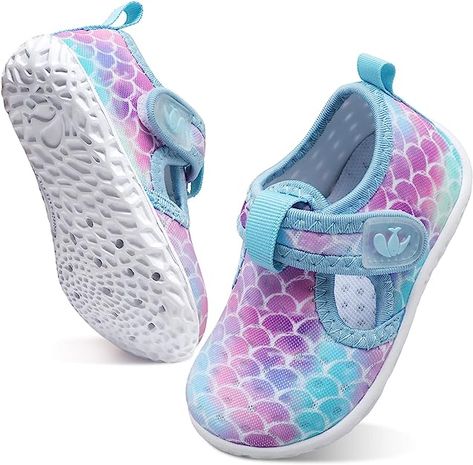 Price:$13.00 - $16.71 JOINFREE Toddler Shoes Boys Girls Water Shoes Barefoot Kids Breathable Sneakers Shoes for Walking Running Ethylene Vinyl Acetate sole Breathable Materials: Baby Sneakers are made of high-quality soft stretchy fabric, quick-drying and lightweight, offers comfortable and excellent wearing experience for your child. Water Shoes For Kids, Shoes Prom, Pool Shoes, Shoes Hiking, Aqua Socks, Sneakers Jordans, Toddler Wearing, Aqua Shoes, Toddler Sneakers