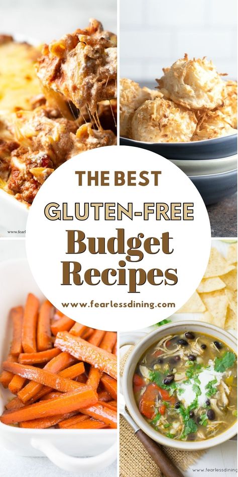 Cheap Gf Df Meals, Cheap Gluten Free Dinners For A Family, Cheap Gluten Free Meals Budget, Cheap Gf Meals, Budget Meal Planning Gluten Free, Budget Friendly Gluten Free Meals, Cheap Easy Gluten Free Meals, Gluten Free On A Budget, Cheap Paleo Meals Budget