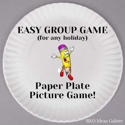 Paper Plate Picture Game Christmas Drawing Game, Gnome Gift Tags, Game Paper, Fun Holiday Games, Plate Drawing, How To Draw Santa, Xmas Games, Games To Play With Kids, Thanksgiving Paper