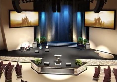 Worship Center Design Ideas, Pulpit Design Church Stage, Church Alters Design, Sanctuary Decor Church Stage Design, Auditorium Decoration Ideas, Church Decorations Sanctuary, Church Sanctuary Decor Interiors, Church Interior Design Sanctuary, Modern Church Stage Design