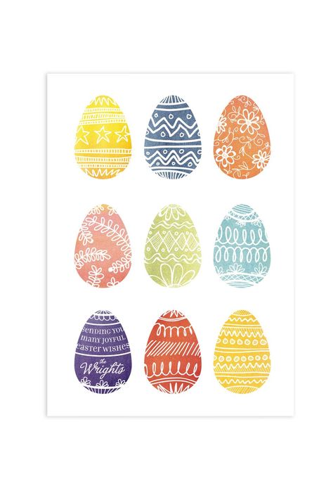 Eggs Art, Easter Illustration, Painted Eggs, Happy Easter Card, Easter Egg Designs, Easter Egg Painting, Easter Greeting Cards, Easter Photos, Custom Art Print