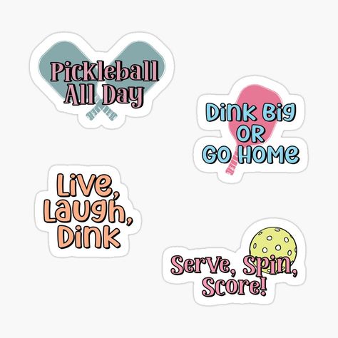 Pickleball Sayings, Pickleball Stickers, Sigma Alpha, Sticker Pack, Stickers Packs, Pickleball, Trending Topics, Sticker Design, Awesome Products