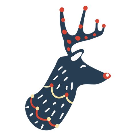 Cute reindeer head side view #AD , #sponsored, #Affiliate, #reindeer, #view, #side, #Cute Reindeer Side View, Reindeer Tattoo, Head Side View, Side Profile Drawing, Profile Drawing, Reindeer Head, Cute Reindeer, Mo Design, Watercolor Christmas