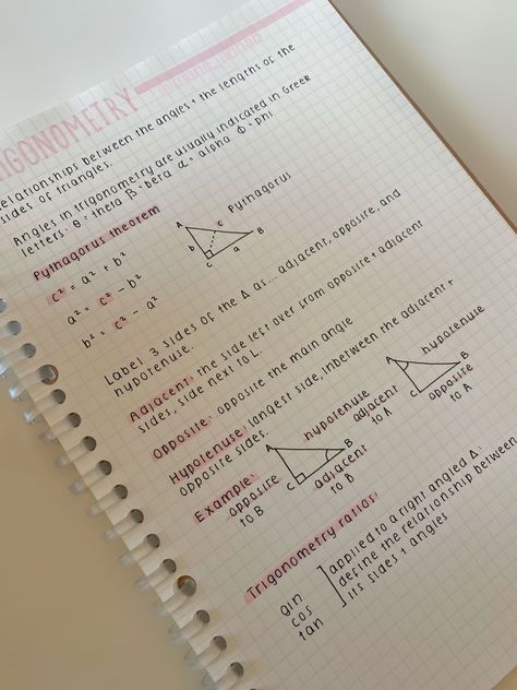 Nice School Notes, School Book Layout Ideas, Pretty Notes Aesthetic Math, Notes For Math Ideas, Highlighter Notes Ideas, Maths Notes Layout, School Notes Aesthetic Math, Aesthetic School Notes Ideas Math, Study Notes Aesthetic Maths