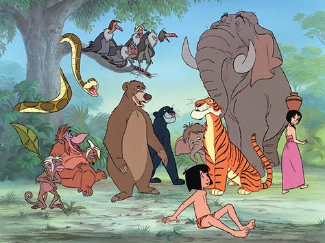 Jungle Book Gallery Jungle Book Movie, Jungle Book Characters, Jungle Book Disney, Animation Disney, Images Disney, The Jungle Book, Rudyard Kipling, Film Disney, Walt Disney Pictures