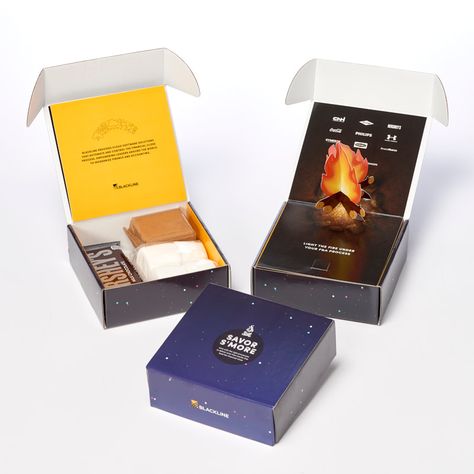 Custom Press Kits | Product Launch Kits | Marketing Kits - Sneller Creative Promotions Smores Campfire, Campfire Smores, Promotional Packaging, Press Kits, Pr Kit, Small Business Packaging Ideas, Promotional Products Marketing, Box Packaging Design, Soap Packaging