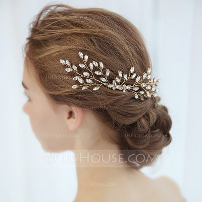 Ladies Gorgeous Alloy Combs & Barrettes With Rhinestone (Sold in single piece) (042165764) Boho Wedding Hair Comb, Bride Hairpiece, Silver Wedding Hair Accessories, Bridal Party Hair, Gold Hair Comb, Bridal Hair Headpiece, Rhinestone Hair Comb, Boho Wedding Hair, Hair Comb Accessories