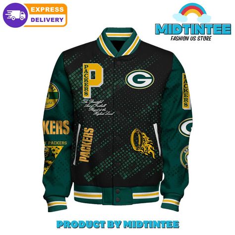 Green Bay Packers Nfl Pattern Baseball Jacket 30Uf092197 - Utopia Fashion Check more at https://utopiafashion.co/product/green-bay-packers-nfl-pattern-baseball-jacket-30uf092197-utopia-fashion/ Utopia Fashion, Kansas City Chiefs Apparel, Chief Clothes, Cardinals Nfl, Sport Events, Knitted Collar, Collar Leather Jacket, Quarter Zip Hoodie, Nfl Packers