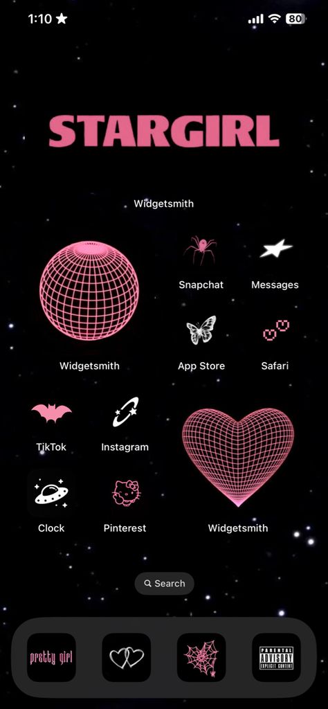 Homescreen layout || stargirl Iphone Wallpaper Video, Widget Design, Iphone Wallpaper Ios, Iphone Home Screen Layout, Simple Iphone Wallpaper, Iphone Organization, Phone Inspiration, Iphone App Layout, App Layout