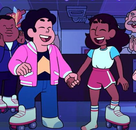 Stevonnie Ship, Connie Stevens, Steven Universe Fanart, Cartoon Shows, Character Aesthetic, Matching Pfp, Cartoon Network, Steven Universe, Matching Icons