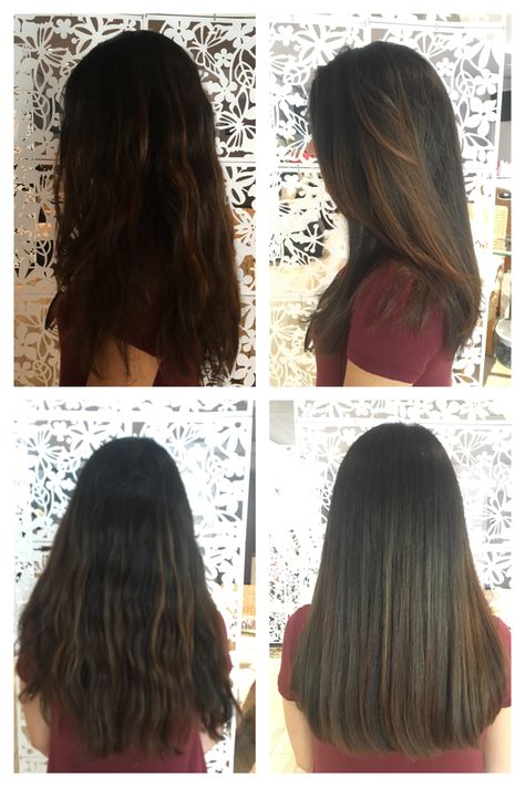 Below the shoulder - One length haircut no layers Straight Haircut No Layers, No Layer Haircut, Long Hair One Length, No Layers Haircut Long, Below Shoulder Haircut, Medium Length Haircut Without Layers, Long Haircut No Layers, No Layers Haircut, Hair Without Layers