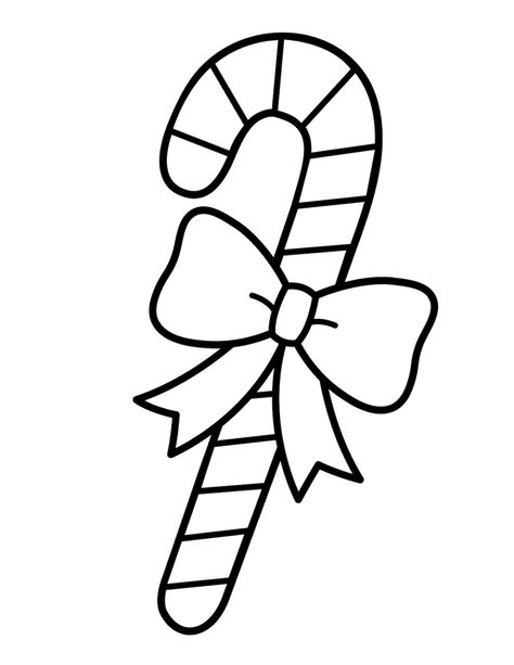 Candy Cane Coloring Page, Candy Coloring Pages, Xmas Drawing, Free Christmas Coloring Pages, Christmas Coloring Sheets, Printable Christmas Coloring Pages, Christmas Kindergarten, Christmas Doodles, Christmas Coloring Books