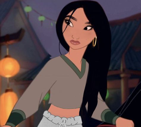 Pfp Asian Cartoon, Asian Animated Characters, Mulan Pfp, Asian Cartoon Characters, Mulan Profile Picture, Mulan Pfp Icon, Mulan Wallpapers Aesthetic, Mulan Profile Picture Aesthetic, Character Ais Ideas