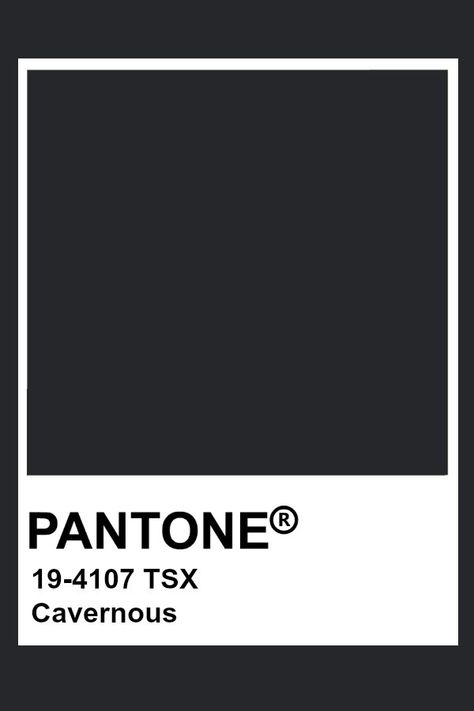 Pantone Cavernous Pantone Black Shades, Grunge Colour Palette, Black Pantone, Pantone Black, Pantone Color Chart, Tuxedo Colors, Pantone Swatches, Pantone Palette, Pantone Colour Palettes