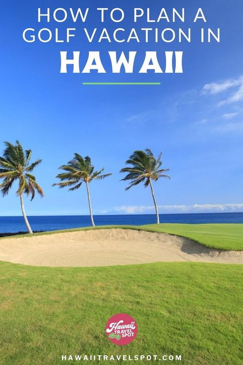 Dreaming of a Hawaii golf vacation? Dive into our blog post and discover how to plan your dream trip! Explore top Hawaiian golf resorts, scenic golf courses, and tips to enhance your golfing experience. From Oahu's Waialae Country Club to Kauai's Princeville, we cover it all. Perfect your swing with our guide and make your Hawaii golf vacation unforgettable. Ideal for golf enthusiasts looking for their next travel destination. #HawaiiGolf #TravelTips #GolfVacation Golf Trips Travel, Golf Hawaii, Planning A Trip To Hawaii, Best Beaches Oahu, Oahu Hawaii Secrets, Hawaii Tips, Hawaii Trip Planning, Hawaii Golf Courses, Golf Travel