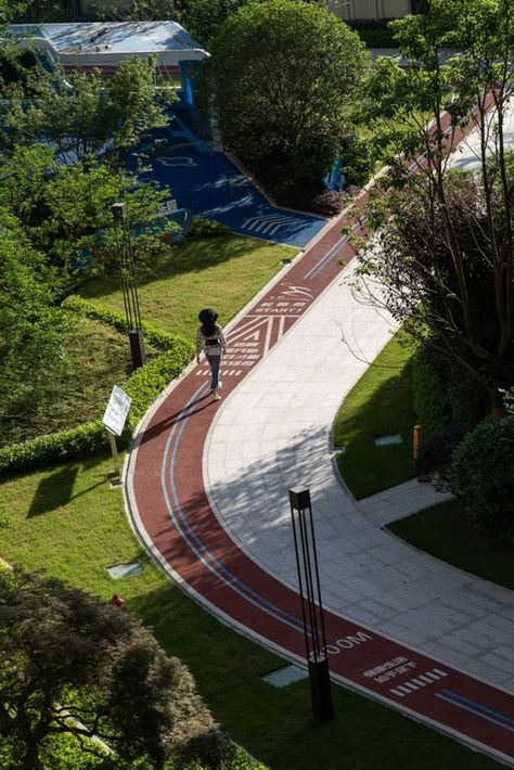 Bicycle Parking Design, Urban Furniture Design, Urban Design Graphics, Urban Design Architecture, Linear Park, University Architecture, Jogging Track, Urban Landscape Design, Public Space Design