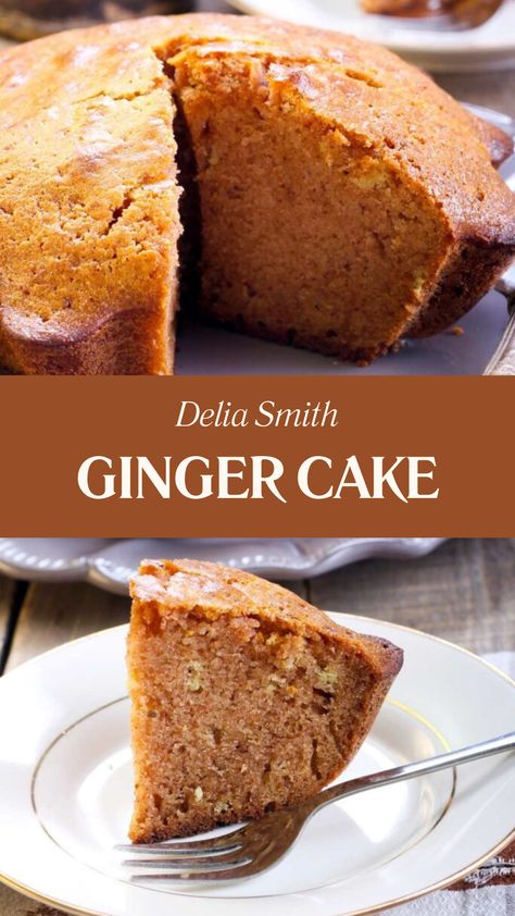 Delia Smith Ginger Cake Ginger Molasses Cake, Cakes Made With Oil, Ginger Cake Recipe, Ginger Desserts, Xmas Appetizers, Ginger Milk, Black Treacle, Molasses Cake, James Martin Recipes