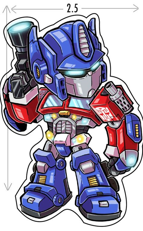 Chibi Transformers, Transformers Chibi, Transformers Birthday, Transformer Birthday, Transformers Rescue Bots, Cake Topper Printable, Birthday Cake Topper Printable, City Cartoon, Transformers Optimus