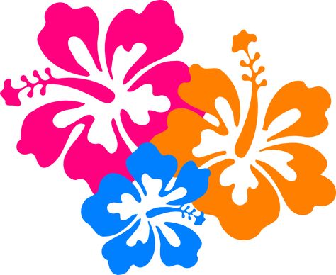 Hawaiian Flower Clip Art | Hibiscus Flower 6 clip art - vector clip art online, royalty free ... Hibiscus Clip Art, Luau Party Games, Flower Notebook, Hawaiian Luau Party, Hawaiian Tattoo, Flower Outline, Free Clipart Images, Hawaiian Quilts, Hawaiian Party