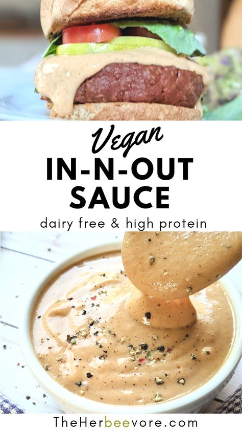 In And Out Sauce Recipe, In And Out Sauce, In N Out Sauce, Fries Sauce, Animal Style Fries, Copy Cat Recipe, Vegan Dip, Dairy Free Gluten Free, In N Out