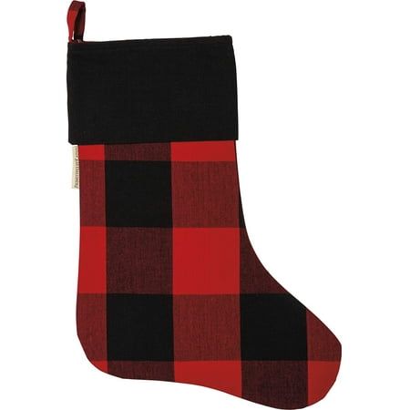 Plaid Christmas Stockings, Red Buffalo Check, Holiday Stocking, Primitives By Kathy, Buffalo Plaid Christmas, Holiday Stockings, Farmhouse Christmas Decor, Plaid Christmas, Buffalo Check