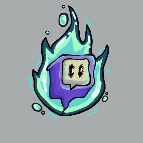 Logo de twitch en estilo cartoon Twich Streams Logo, Twitch Profile Picture, Twitch Icon, Logo Twitch, Logo X, Twitch Logo, Estilo Cartoon, Art Logo, App Icon