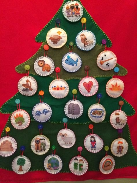 Jessie Tree Ornaments, Jessie Tree, Tree Of Jesse, Jesse Tree Advent, Diy Christmas Gifts For Boyfriend, Božićni Ukrasi, Jesse Tree Ornaments, Jesse Tree, Felt Ornaments Patterns