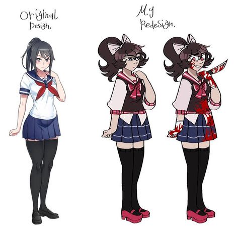 Yandere Simulator Characters, Ayano Aishi, Detective Aesthetic, Got Characters, Creepypasta Cute, Yandere Simulator, Animated Cartoons, Cartoon Cat, Cartoon Styles