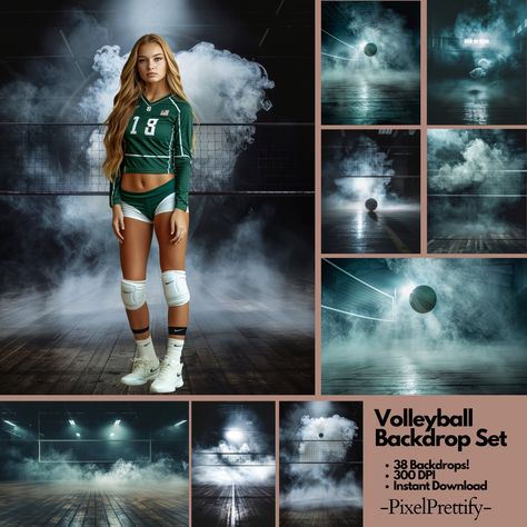 Elevate your volleyball photography with our collection of 15 Volleyball Digital Backdrops. Tailored for sports photography, these backdrops showcase volleyball courts, nets, and other volleyball elements, providing the perfect setting to capture the energy and excitement of the game. Key Features: Versatile Usage: Ideal for sports photography, senior portraits, or creating banners for volleyball events, these digital backdrops offer endless possibilities for showcasing the athleticism and teamw Background For Volleyball, Softball Backdrop, Senior Volleyball Banner, Basketball Backdrop, Football Backdrop, Volleyball Banners, Sports Backdrop, Fog Overlay, Volleyball Background