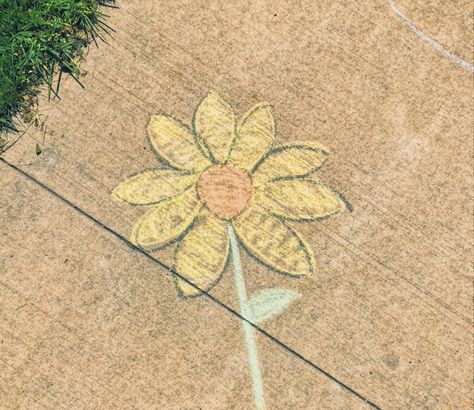 #chalk #summer #vsco #happy #flower #sunflower #chalkart #positive #goodvives Chalk Sunflower, Chalk Summer, Best Callus Remover, Summer Vsco, Flower Sunflower, Sidewalk Chalk Art, Pumice Stone, Sidewalk Chalk, Callus Removal