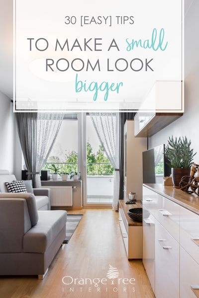 Top 30 [Easy] Tips to Make a Small Room Look Bigger 2017 – Orangetree Interiors Small Room Look Bigger, Dining Room Window Treatments, Room Look Bigger, Small Room Makeover, Dining Room Windows, Living Room Designs Small Spaces, Small Room Design, Small Room, Furniture Styles