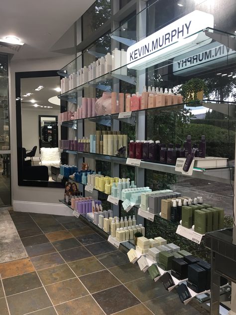 We have the largest selection of Kevin Murphy products in the Jackson metro area! #paTina #patinaHairStudio #patinaHairStudioJxn #JacksonMs #PrecisionHairCut #ColorMeKevinMurphy #KevinMurphy #KevinMurphySalon #PPDfree #AmmoniaFree #Fondren #Belhaven #TeamJxn #HighlandBluffSouth #Eastover #OldCantonRd #JacksonHair #MississippiHair #blondes #redhead #brunette #bronde #balayage #dimension #HighlandBluffJackson #highlandbluffjacksonms #lovekm #MississippiSalon Brunette Bronde, Hairstylist Aesthetic, Redhead Brunette, Kevin Murphy Products, Store Aesthetic, Bronde Balayage, Cosmetology School, Retail Displays, Kevin Murphy