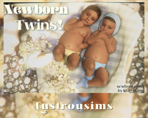 Newborn Baby Basket, Sims Cc Download, Sims 4 Pose Packs, Sims 4 Family Poses, Infant Cc, Twins Posing, Sims 4 Stories, Green Gang, Poses Sims 4