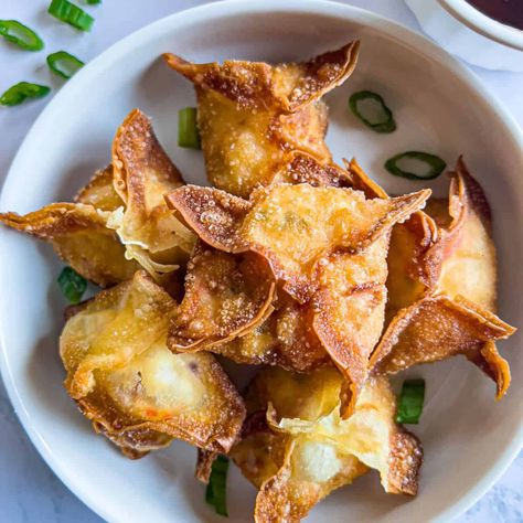 The BEST Crab Rangoon Pancit Recipe, Rangoon Recipe, Crab Rangoon Recipe, Crab Rangoon, Sweet And Sour Sauce, Wonton Wrappers, Crab Meat, Filipino Recipes, Appetizer Snacks