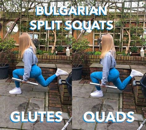 Bulgarian Split Squats, Split Squat, Glutes Workout, Health, Instagram