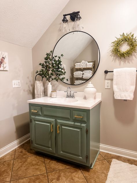 how to update your 1990’s bathroom on a budget Update Small Bathroom On A Budget, Diy Bathroom Updates On A Budget, Cheap Bathroom Updates, Inexpensive Bathroom Updates, Master Bath Update On A Budget, Simple Bathroom Makeover, Refurbished Bathroom Vanity, Updating Bathroom On A Budget, Bathroom Remodel Ideas On A Budget