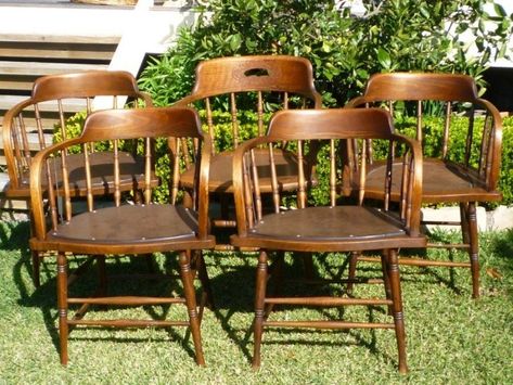 Spindle back captains chairs on sale Bleach Captains, Chairs For Dining Room, Low Back, Interior Designers, Dining Chairs, Bleach, Dining Room, On Sale, Furniture