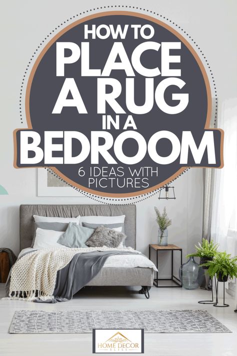 Rug By Bedside, Rugs Small Bedroom, Master Rug Ideas, Where To Put A Rug In A Bedroom, Bedroom Rug Placement King Runners, Carpet Over Carpet Ideas Bedroom, How To Use Rugs In Bedroom, Carpets In Bedrooms Ideas, Where To Place A Rug In A Bedroom