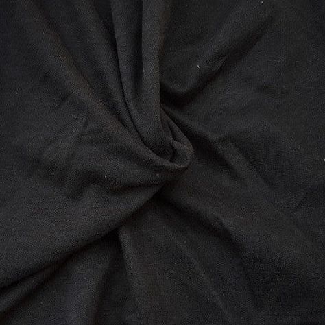 Purchase Cotton Spandex Stretch French Terry Fabric | Black Black Cotton Fabric, Comfortable Loungewear, Fabric Black, French Terry Fabric, Fabric Sale, One Piece Suit, Terry Cloth, Athletic Wear, Spandex Fabric