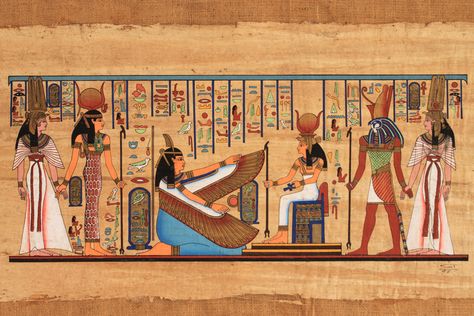 Egyptian Art Egyptian Art Drawing, Life In Ancient Egypt, Ancient Egyptian Architecture, Egyptian Painting, Book Of The Dead, Egyptian Culture, Egypt Art, Egyptian Mythology, Ancient Egyptian Art