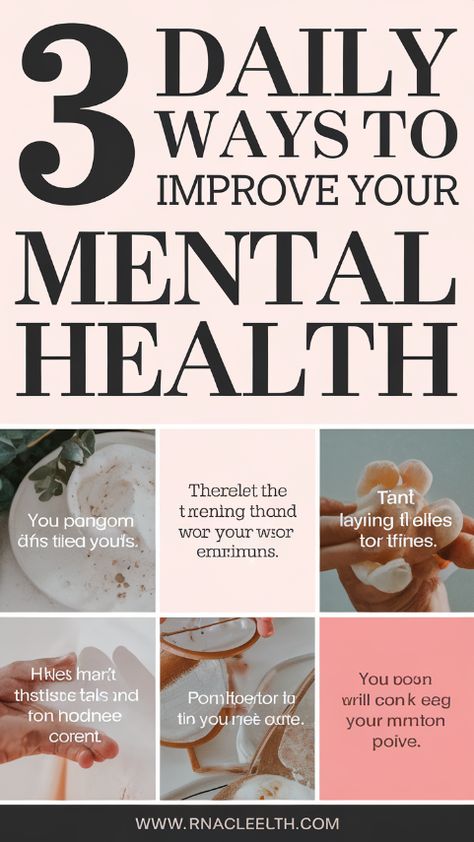 3 Daily Ways to Improve Your Mental Health Ways To Improve Mental Health, Mental Tips, Healthier Mindset, Memory Exercises, Life Satisfaction, Morning Meditation, Meditation Apps, Health Trends, Healthy Mindset