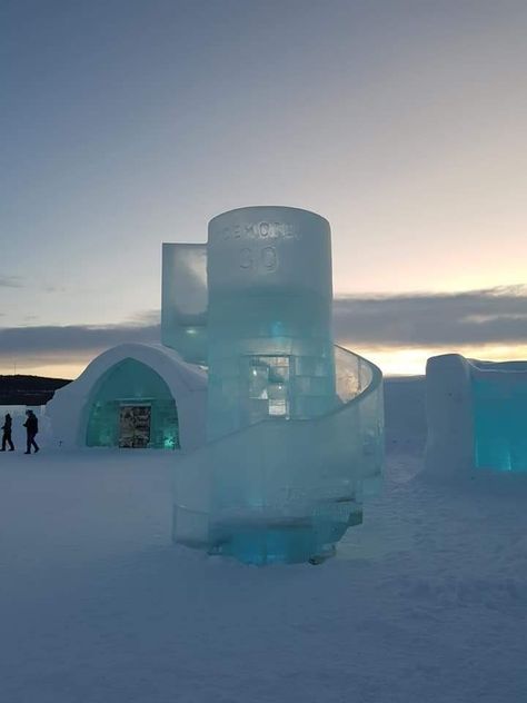 Ice House, Ice Photography Ideas, Snow Hotel, Bubble Hotel Iceland, Silica Hotel Iceland, Ice Hotel Norway, Sweden Aesthetic, Ice Hotel Sweden, Finland Igloo Hotel