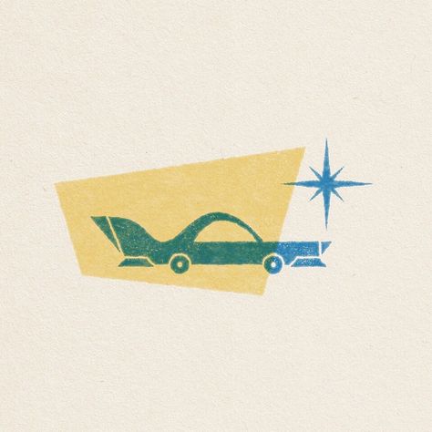 Car Composition ✨ #midcentury #modern #retro #googie #atomicage Mid Century Modern Illustration Style, Midcentury Graphics, Mid Century Modern Graphic Design, Midcentury Illustration, Wall Mounted Pot Rack, Googie Design, Midcentury Modern Art, 50s Vibes, Googie Architecture